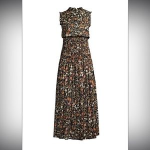 10 Bec & Bridge Nightshade Floral-Print Cotton Midi-Dress